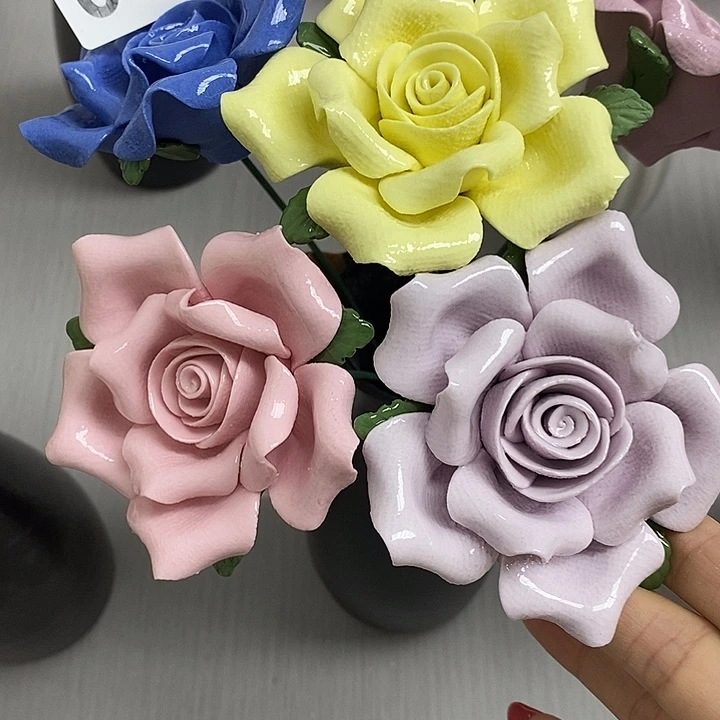 陶瓷陶瓷材料加工4朵