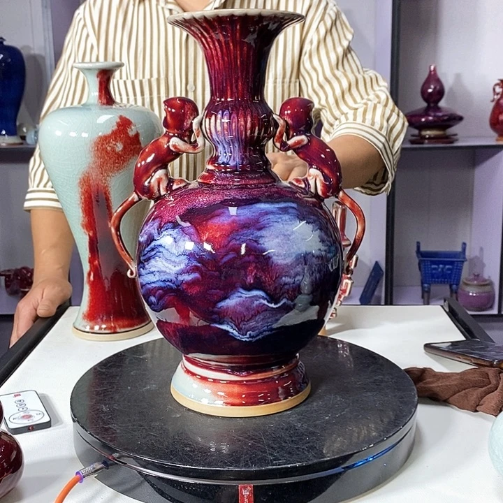 瓶中国神垕精品钧瓷