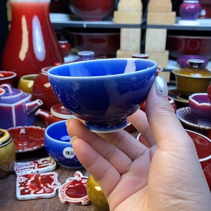 陶瓷景德镇名陶雅玩原矿郎红