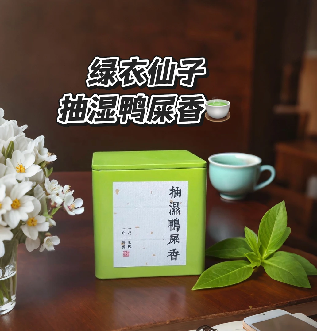 【潮汕绿茶】抽湿鸭屎香潮汕绿茶清爽清甜爽口凤凰单丛柠檬茶原料
