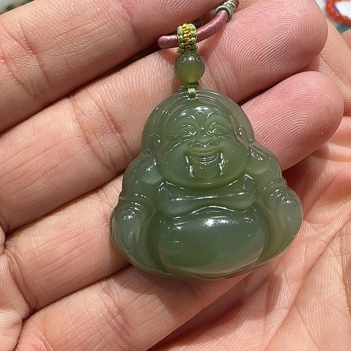 和田玉未镶嵌颈饰35的