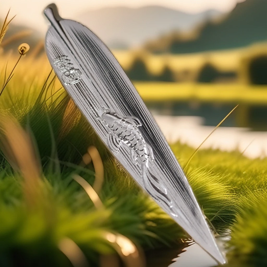 足银银制品 银叶子竹叶枫叶榉树叶手工素款泡茶纯银煮茶配件白银