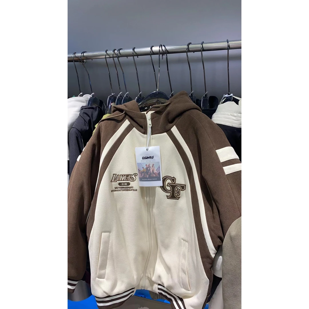 大占推荐  2337-2  拼色加厚外套