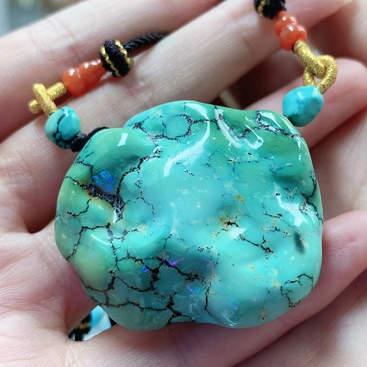 未镶嵌绿松石珠宝奇石