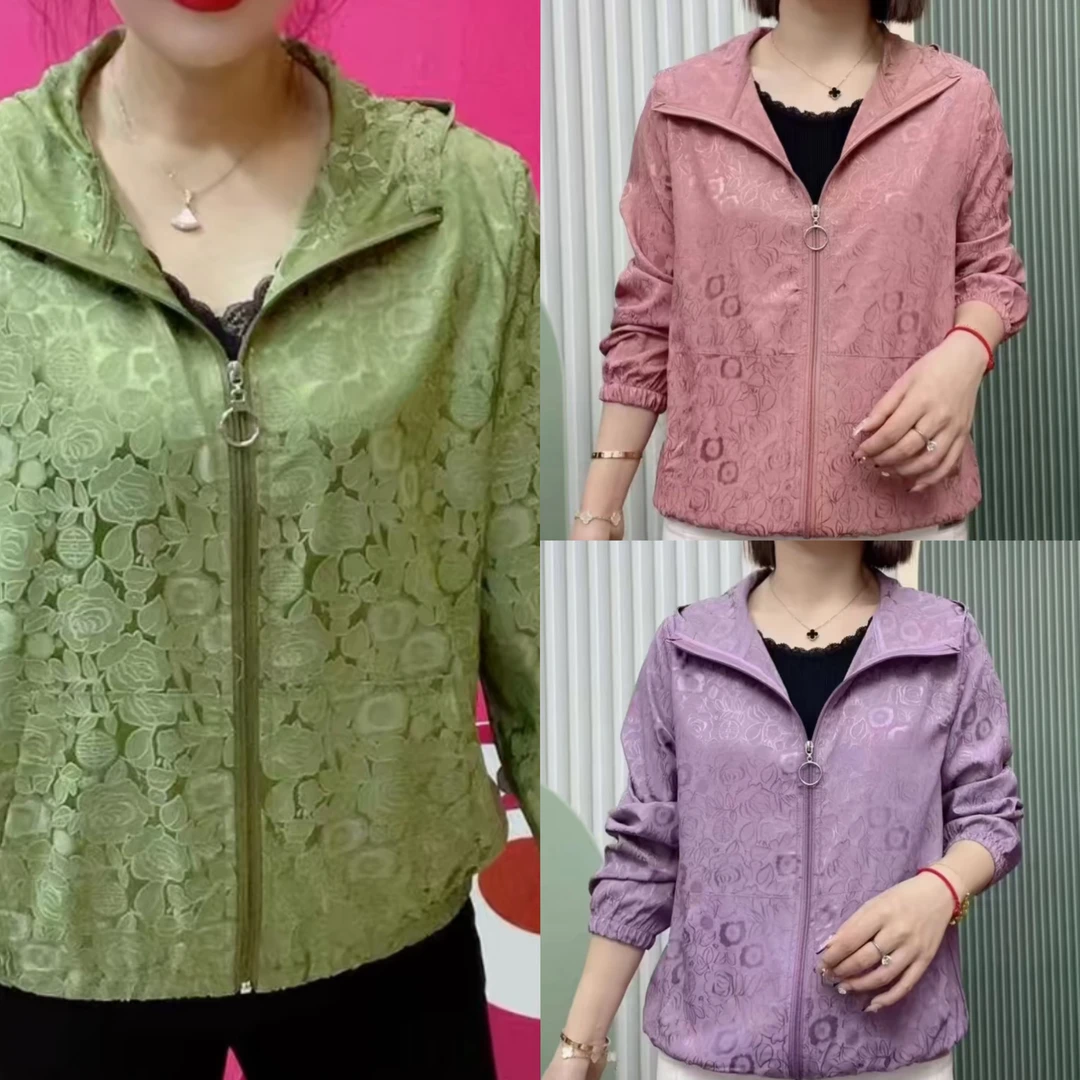 夏季新款拉链连帽款防晒速干衣