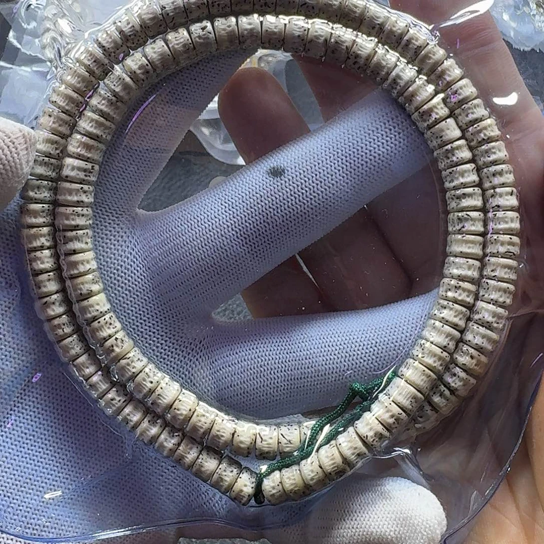 星月菩提手串星月菩提8*5石玉料星嘎