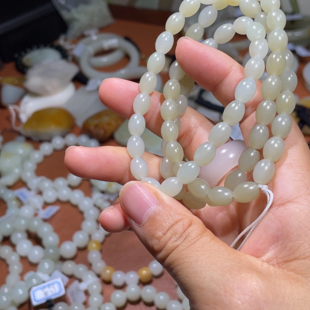 和田玉（白玉）未镶嵌手链