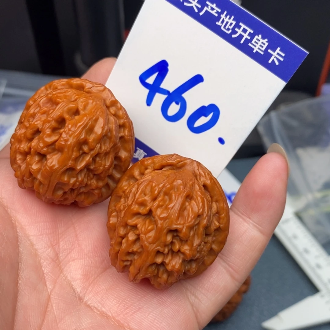 把件文玩核桃白狮子35