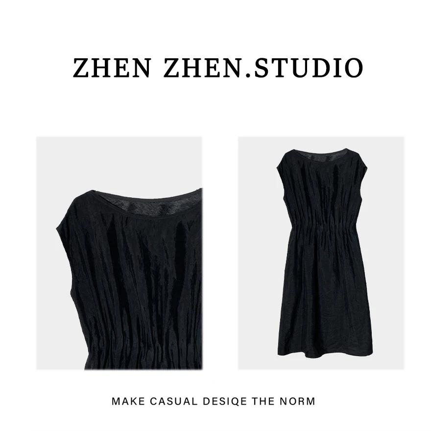 【连衣裙】 ZHEN ZHEN STUDIO气质连衣裙休闲百搭裙子9908