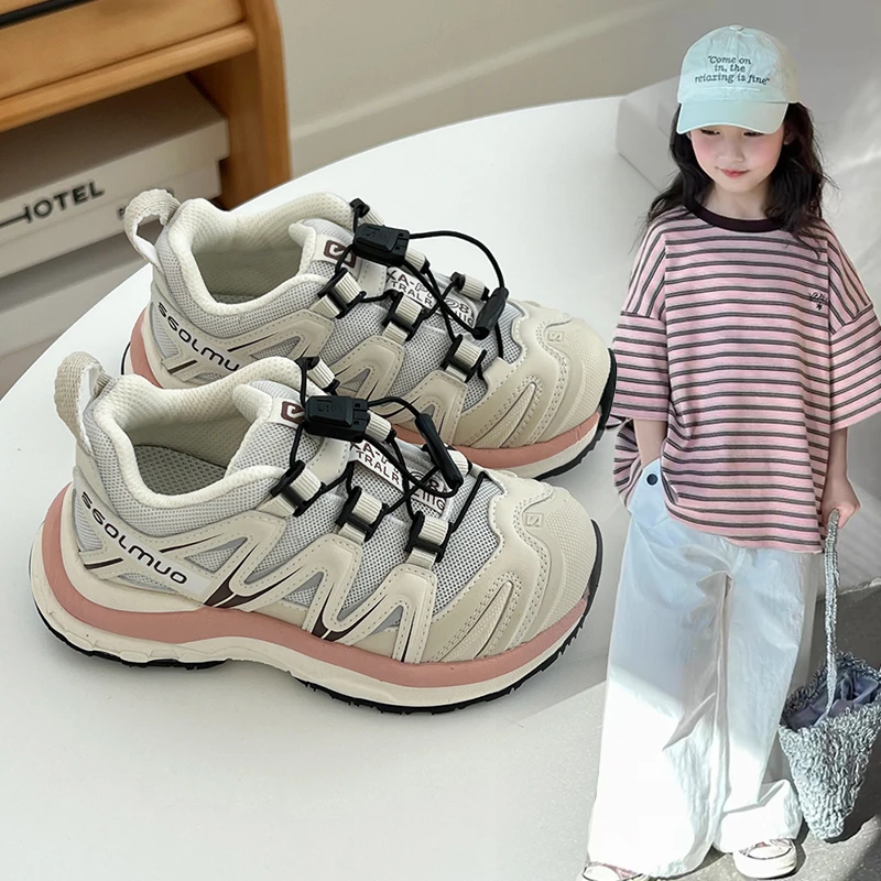 ABCyeef儿童运动鞋2024年春秋新款男童老爹鞋女童跑步鞋透气单鞋