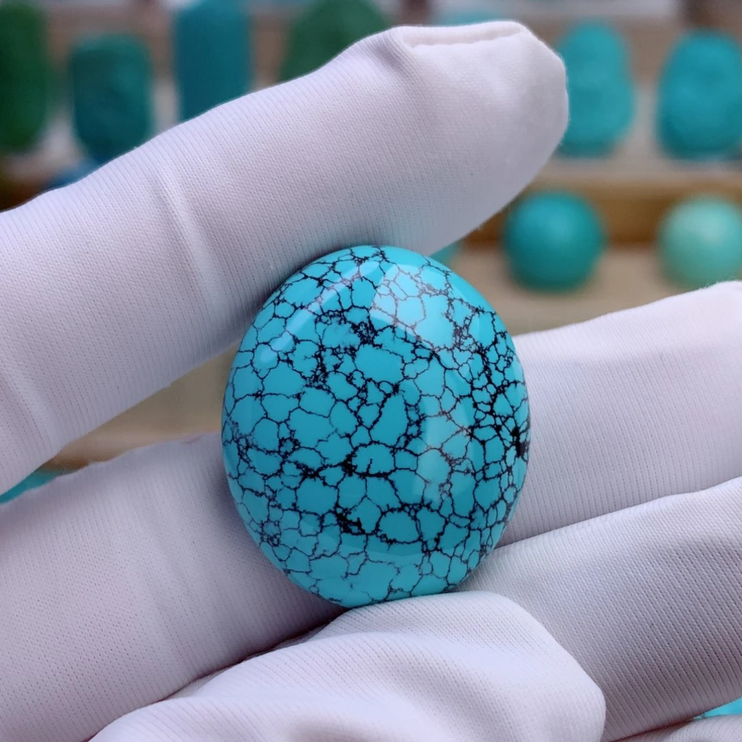 绿松石未镶嵌挂件