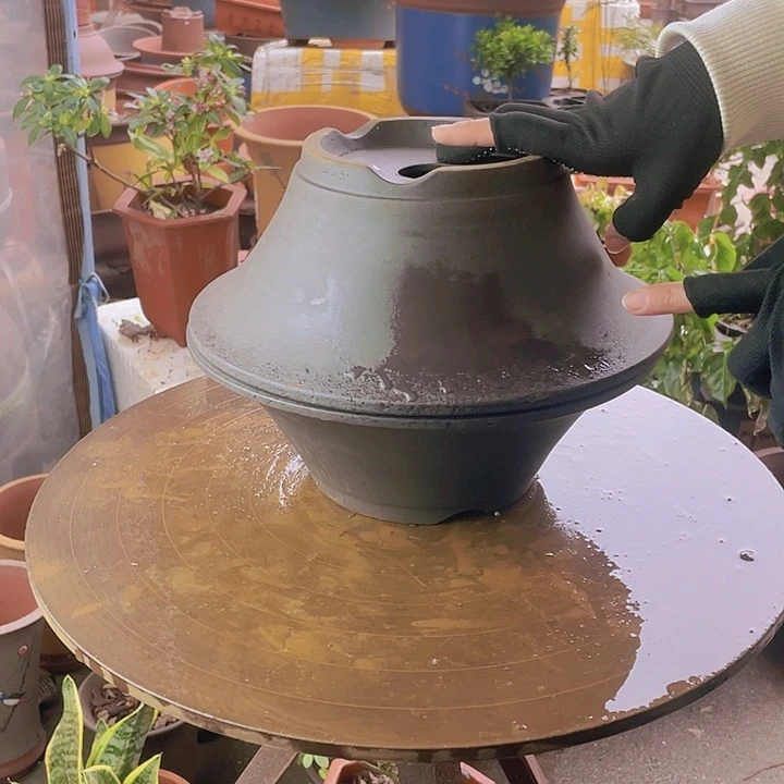 宜兴紫砂27+27斗盆