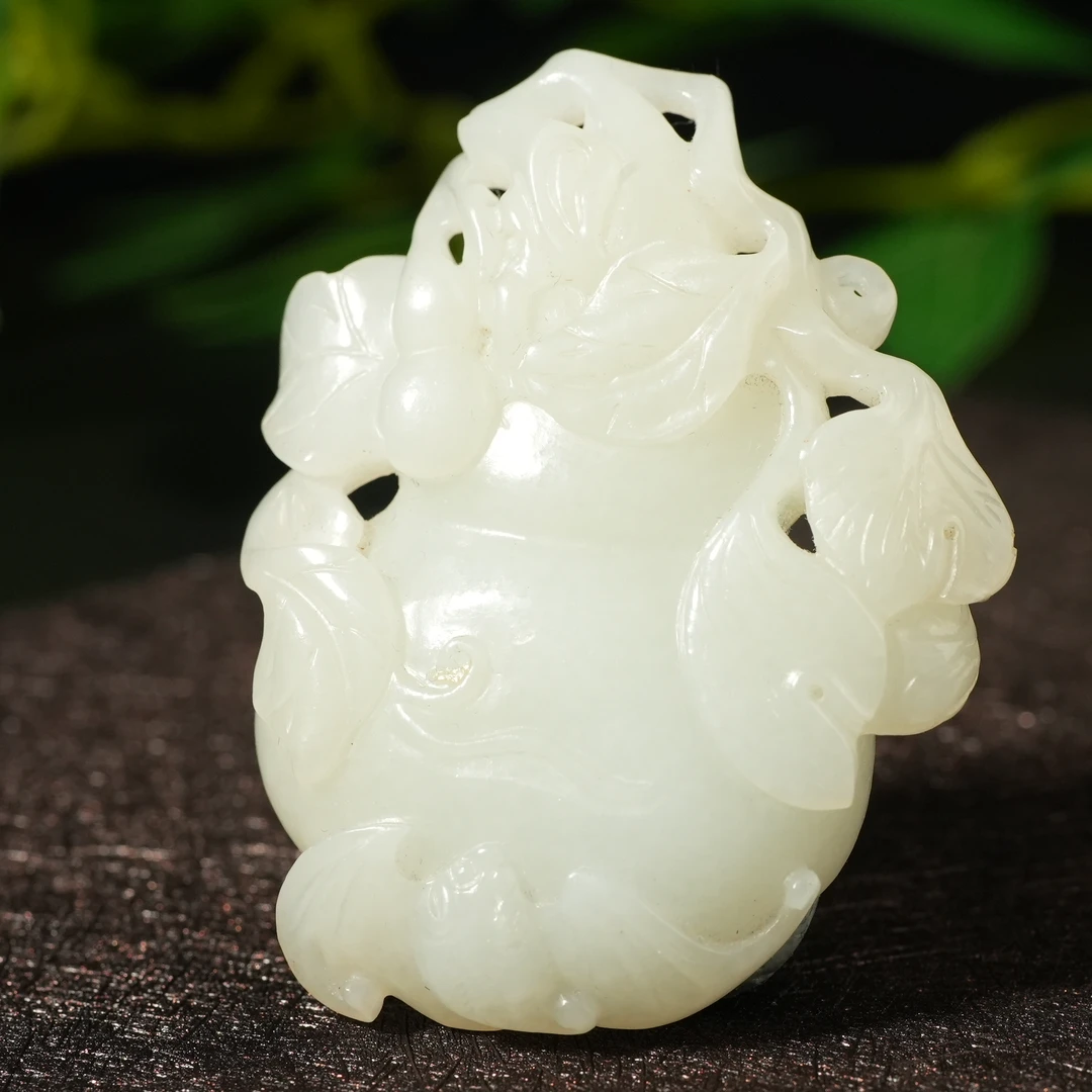 清代和田白玉福禄大吉佩【华豫甄选】AJXL2503042018