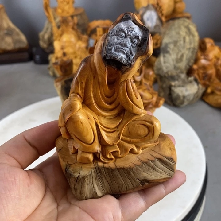 柏木（崖柏）石木雕刻达摩