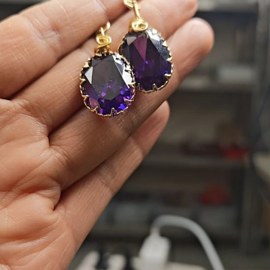 未镶嵌耳饰水晶安**忧