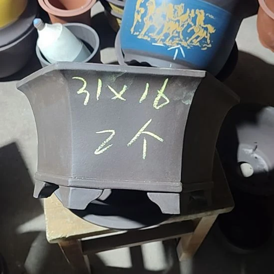 宜兴紫砂花盆清清楚了吗