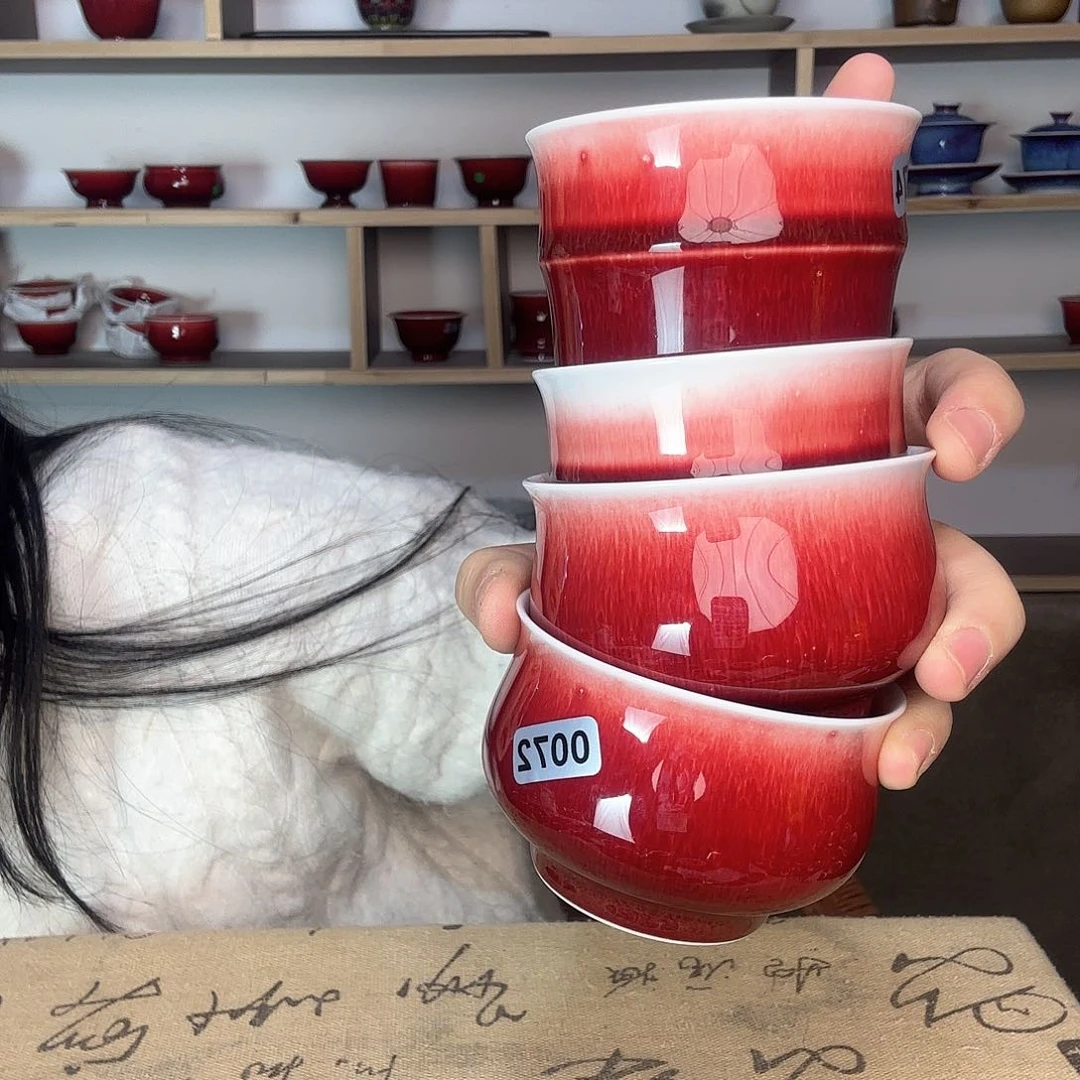 杯景德镇郎红陶瓷