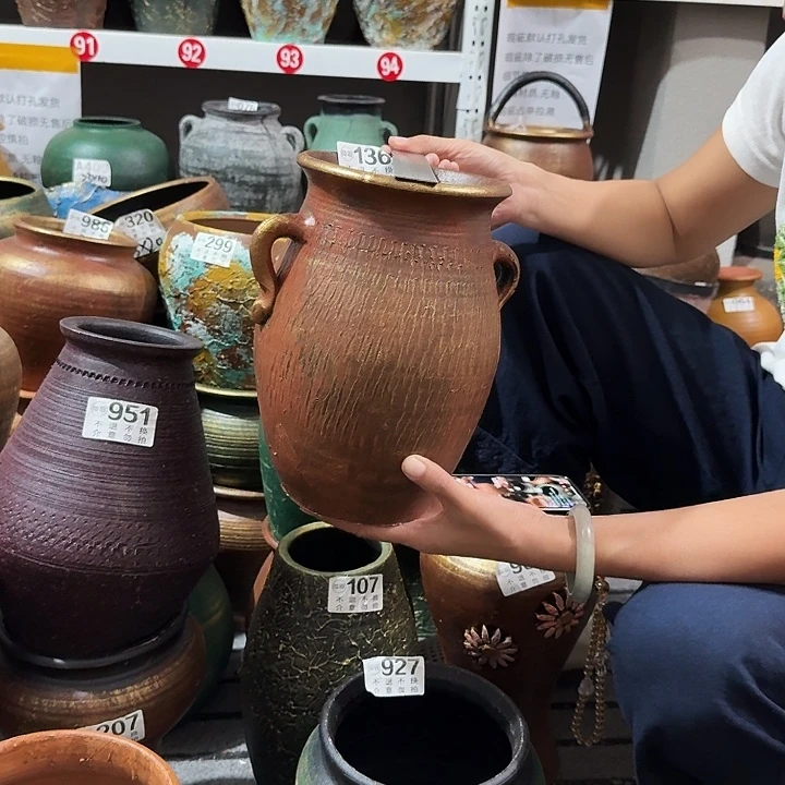 瑕疵金色双耳136高度25口径14
