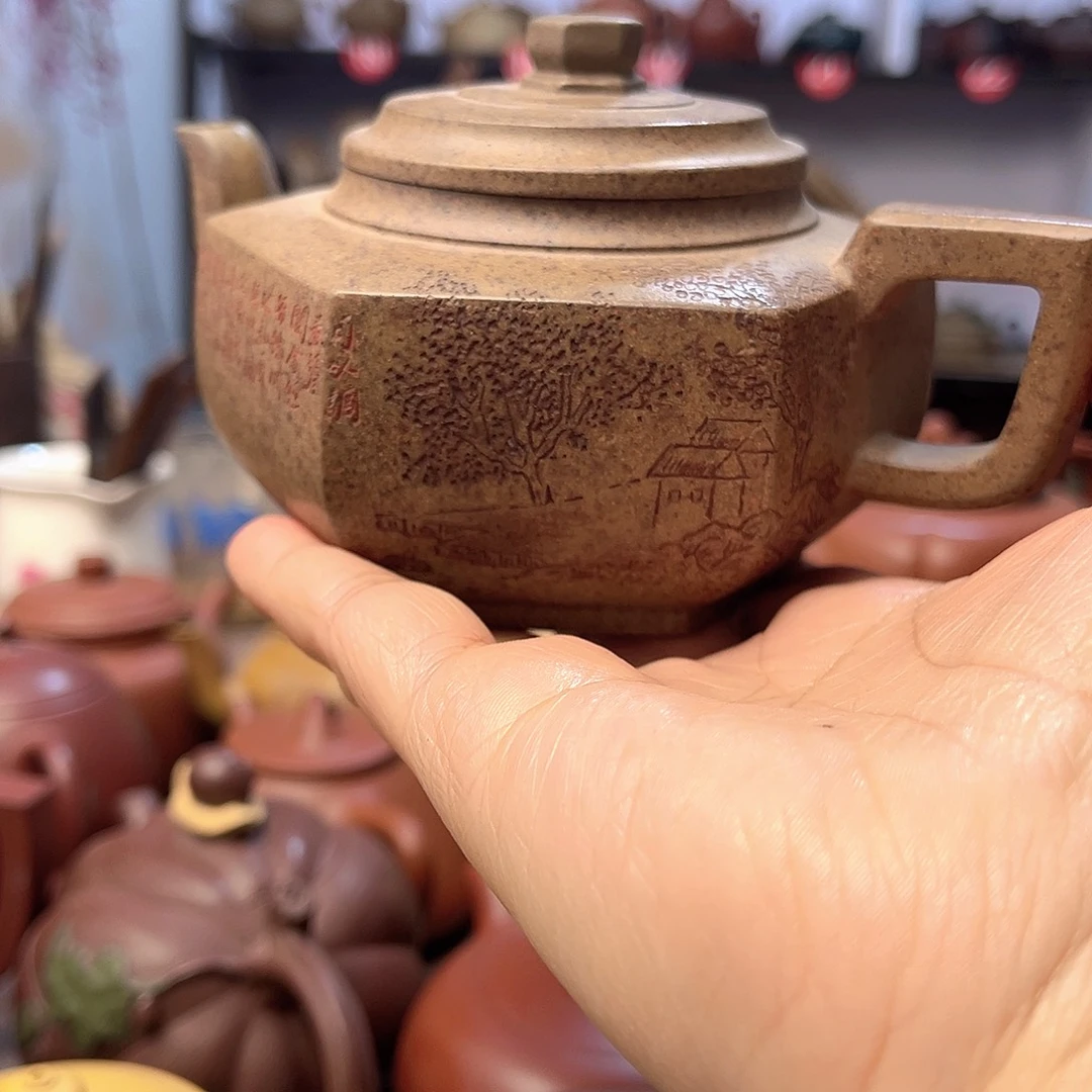 茶壶紫砂全手工制作和半手工制作