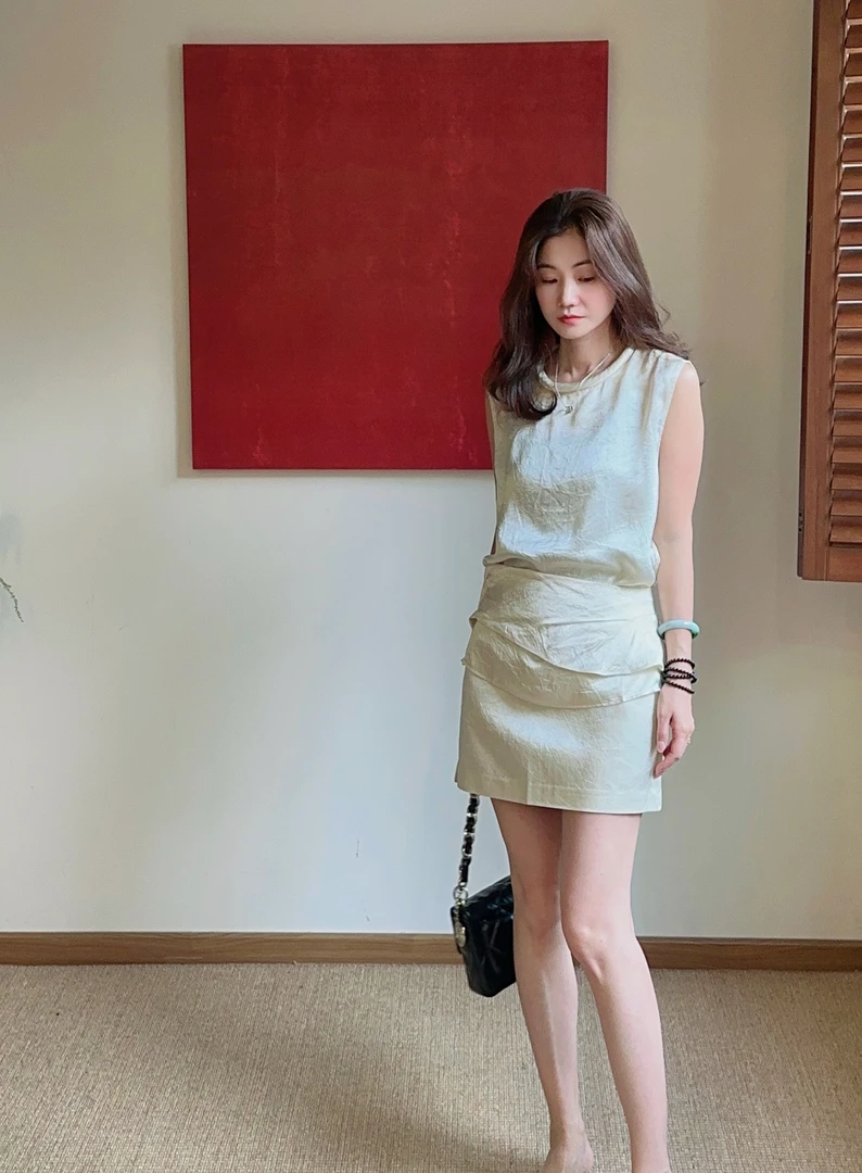 夏季南法醋酸上衣