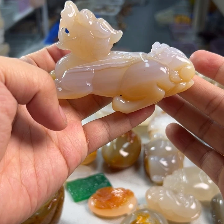玛瑙/玉髓吊坠(不含链)未镶嵌