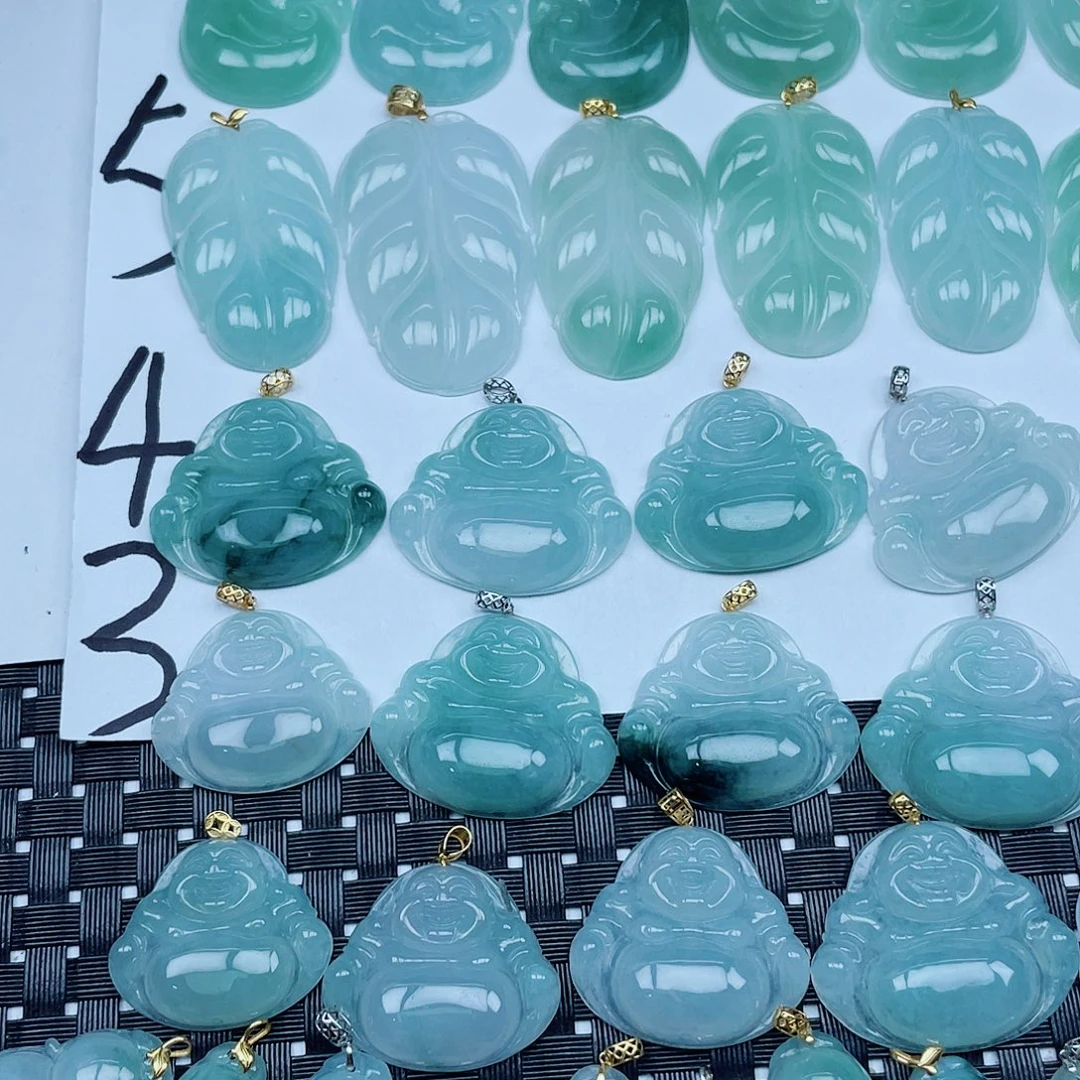 翡翠未镶嵌吊坠(不含链)翡翠