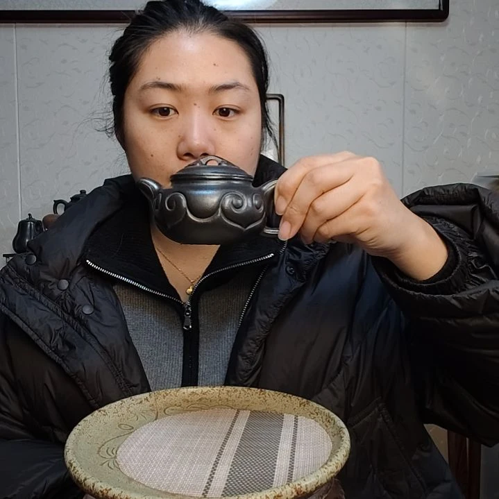 茶壶朱泥石黄如意仿古160毫升