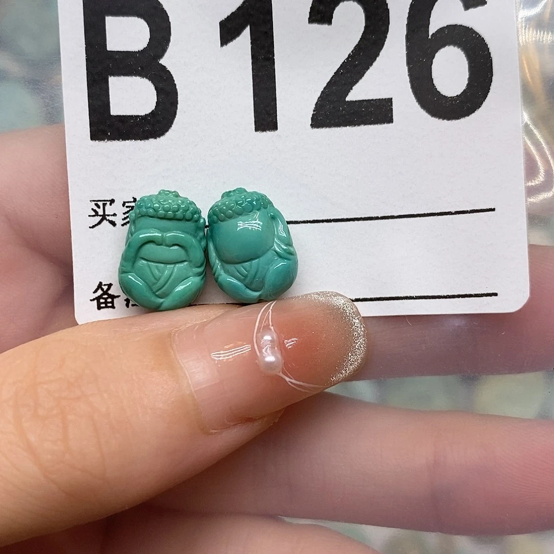 绿松石未镶嵌绿松石配饰定制