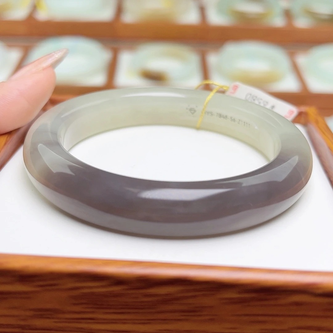 和田玉手镯未镶嵌55.8