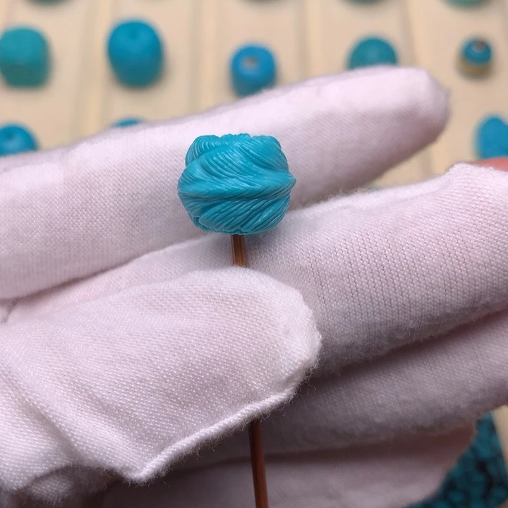 绿松石未镶嵌绿松石羽毛14.4