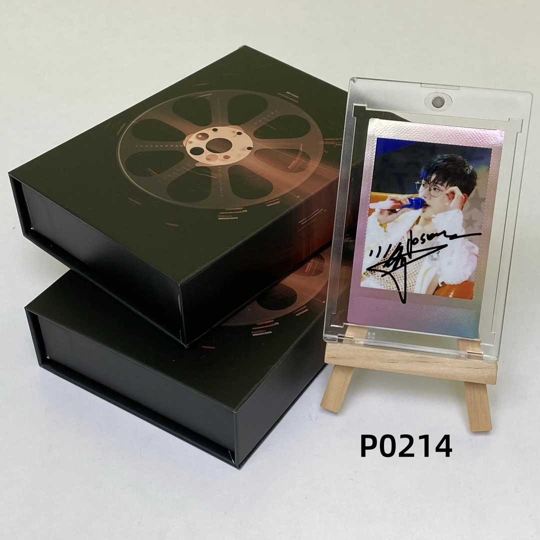 P0214 张杰 正品拍立得照片 人鱼边框