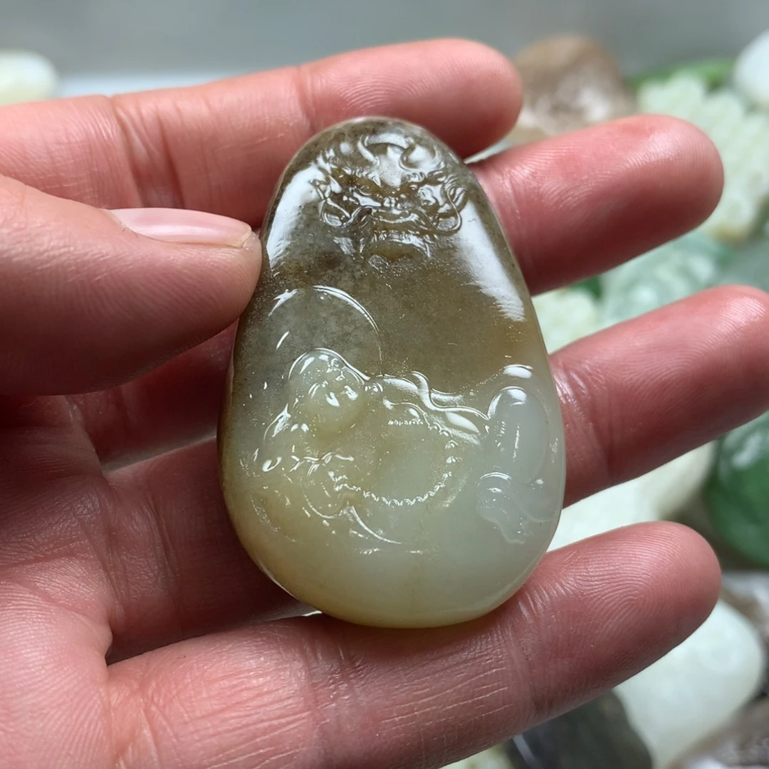 和田玉挂件未镶嵌