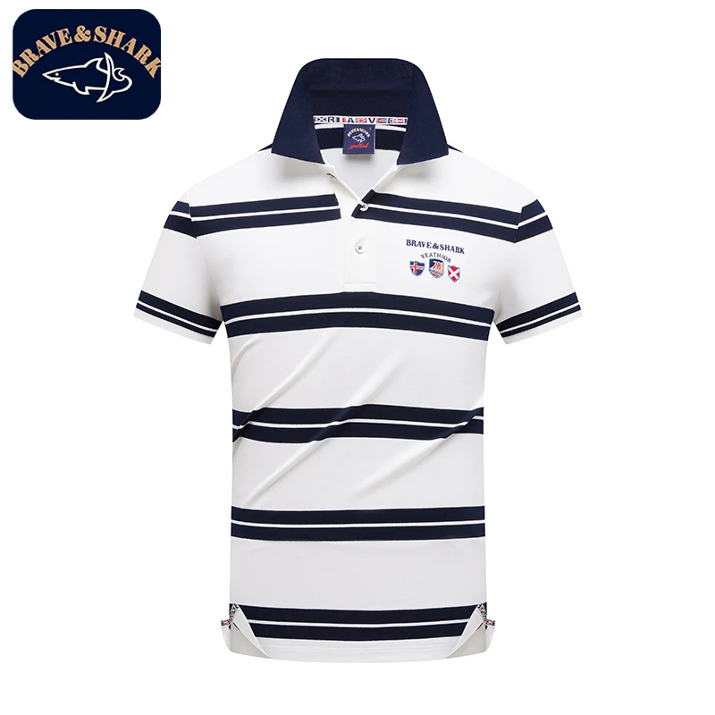 【官方正品】BRAVESHARK/勇士鲨鱼短袖POLO衫A392