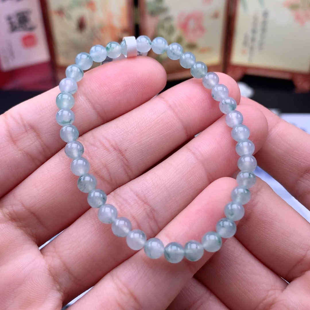 翡翠未镶嵌手链卡5