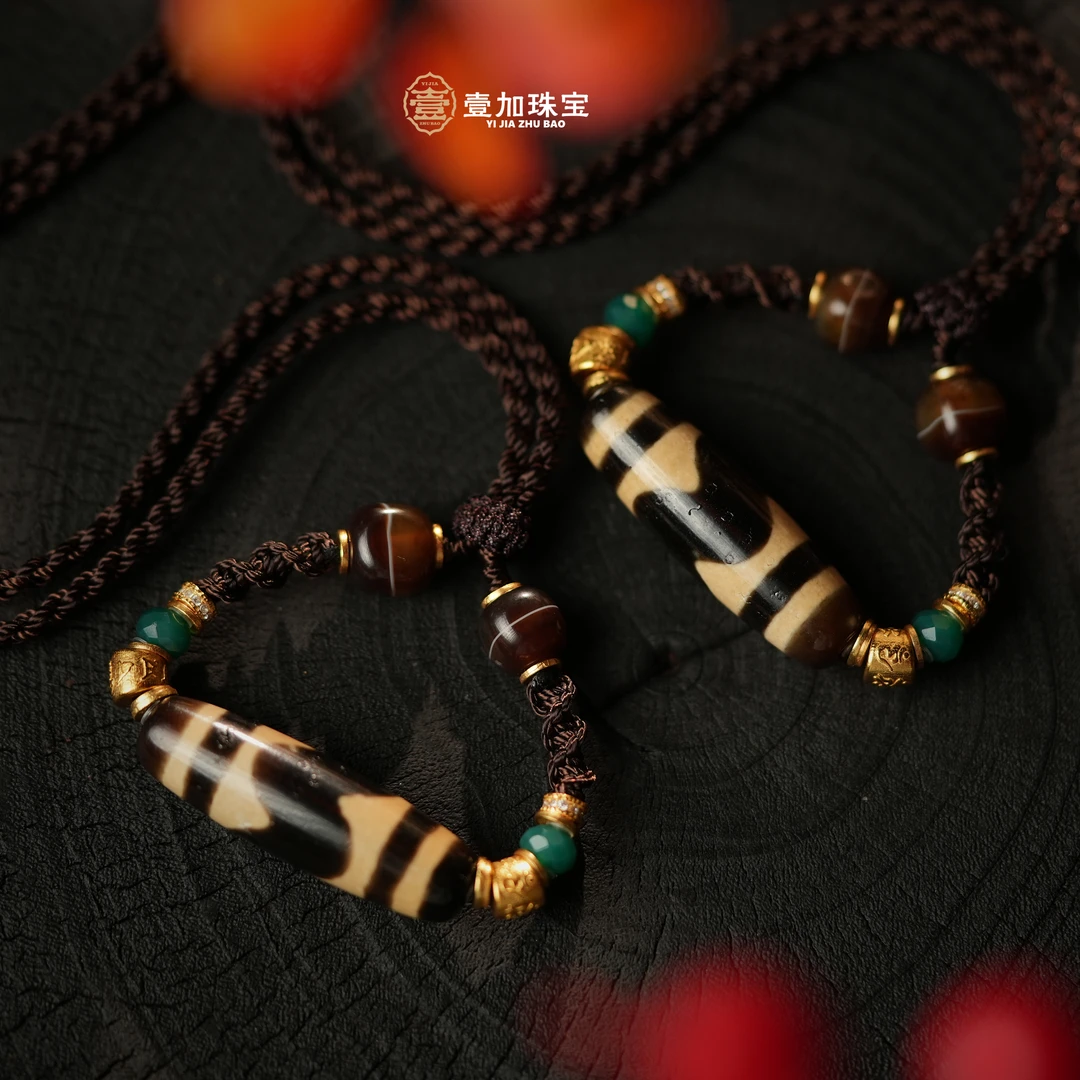 壹加林妹妹 | 玛瑙上肯牙黄牙牙锁骨链多样性发一