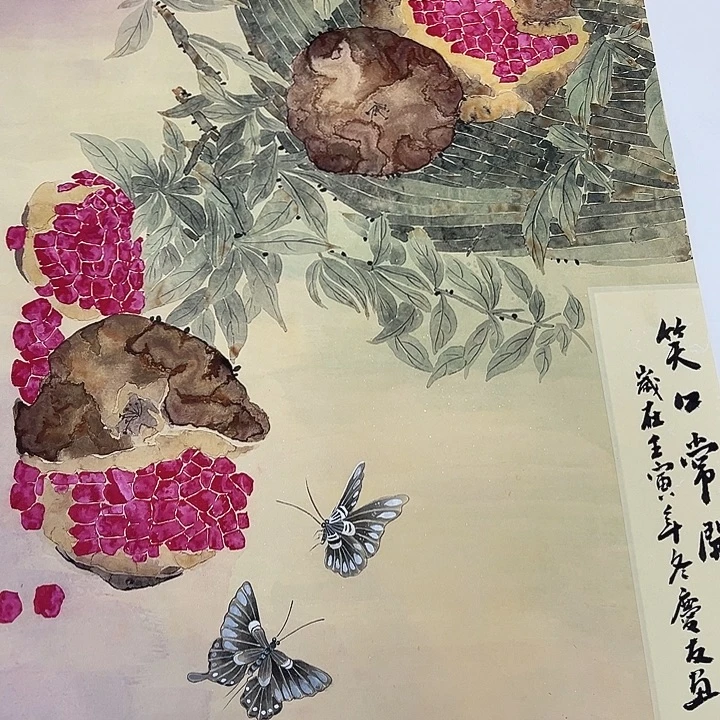 手绘作品全场放大漏