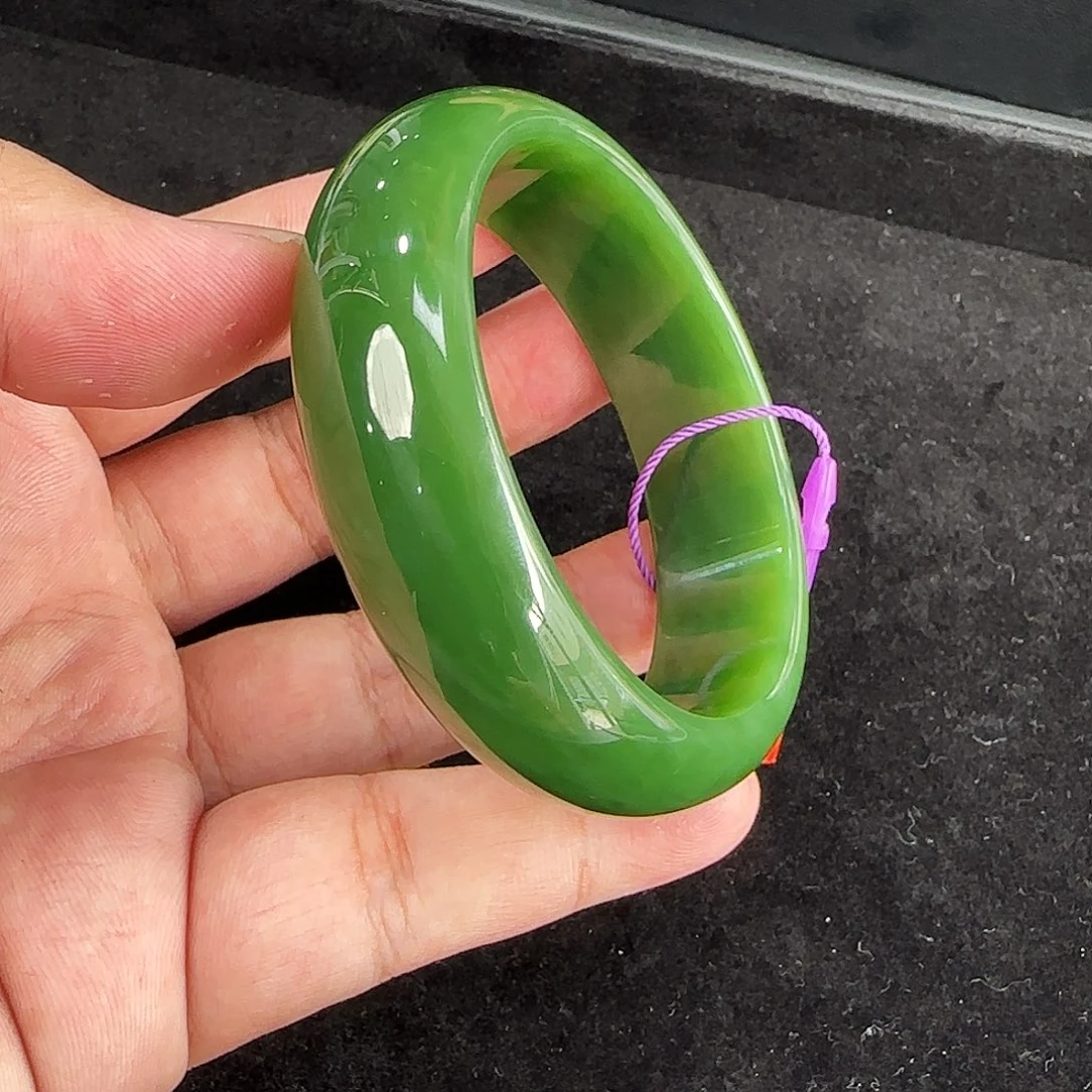 和田玉（碧玉）未镶嵌手镯58圈口