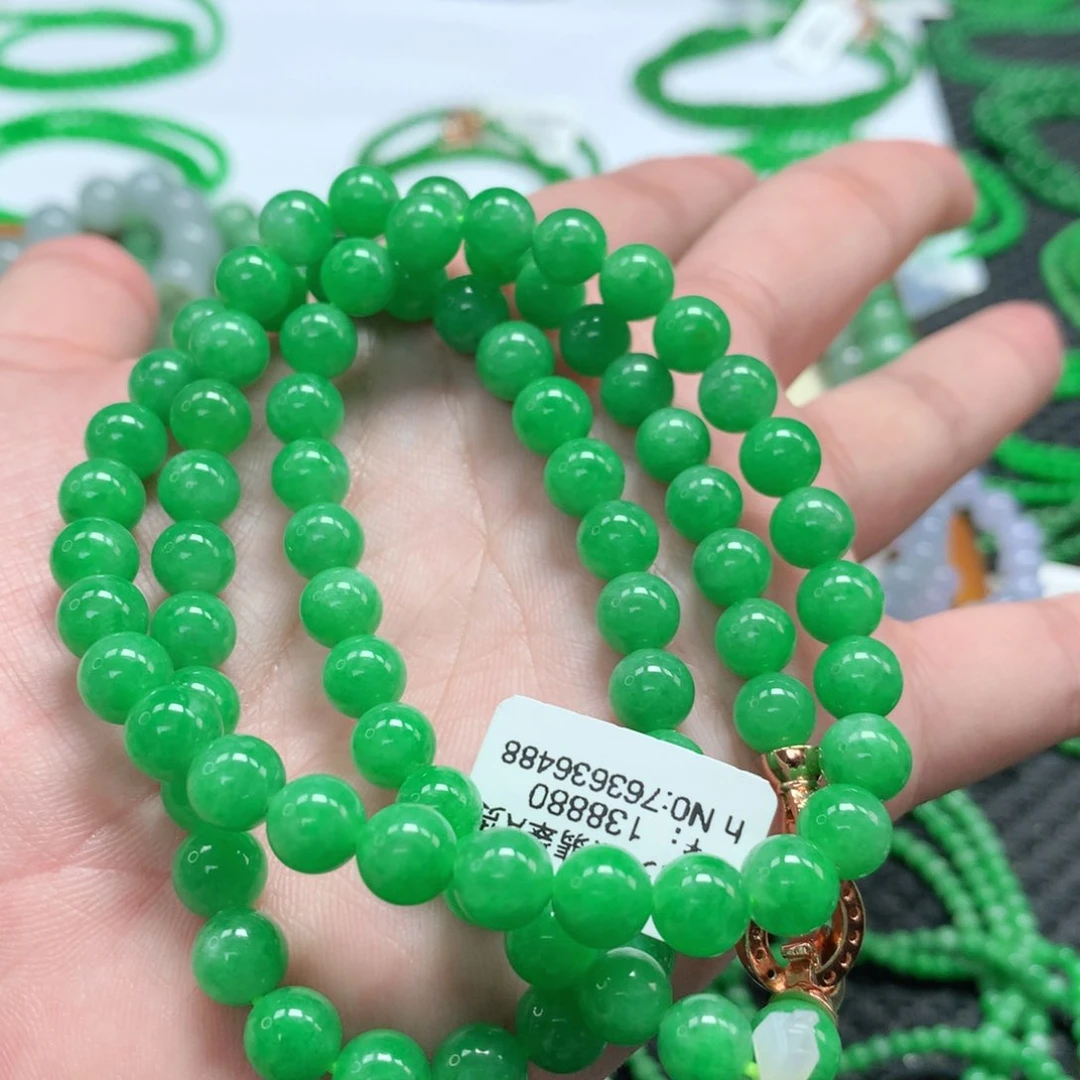 未镶嵌手链翡翠翡翠