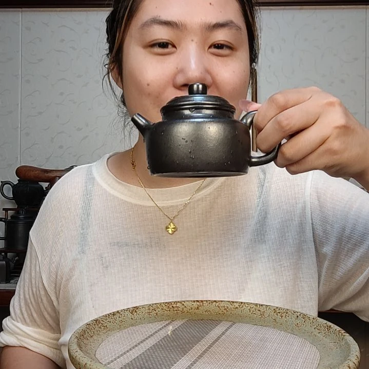 茶壶朱泥石黄德钟200毫升