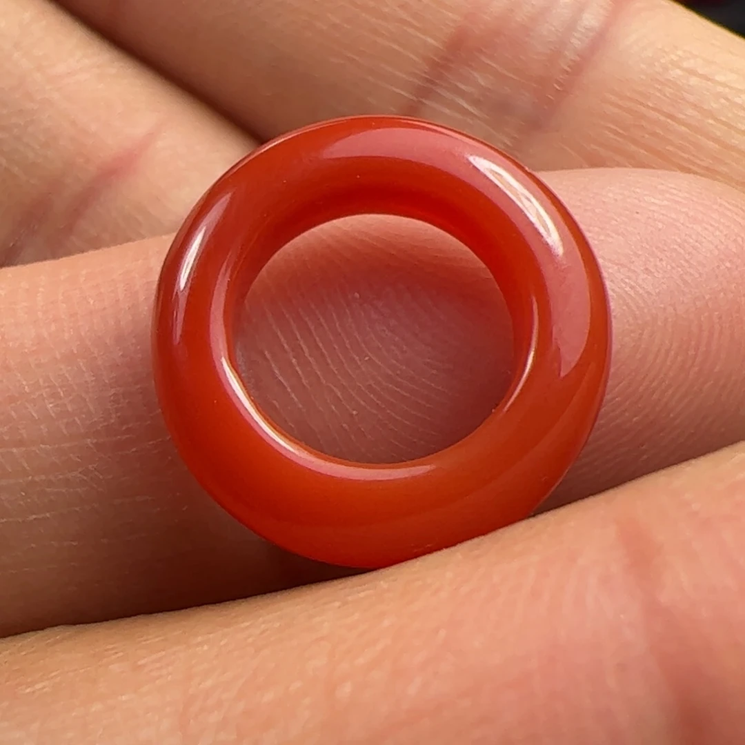 未镶嵌跑环南红玛瑙