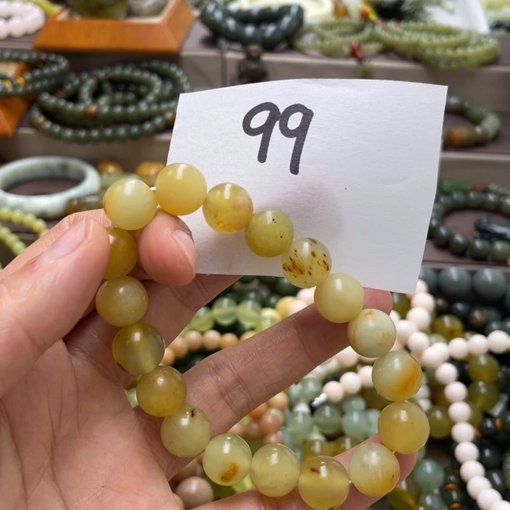 未镶嵌透闪石-蛇纹石玉手链