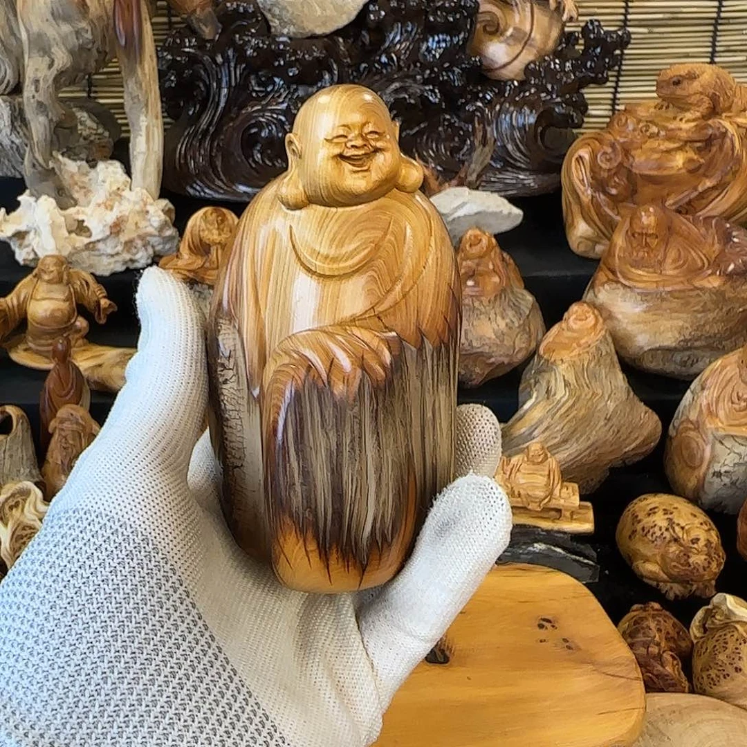 柏木（崖柏）摆件，手把件