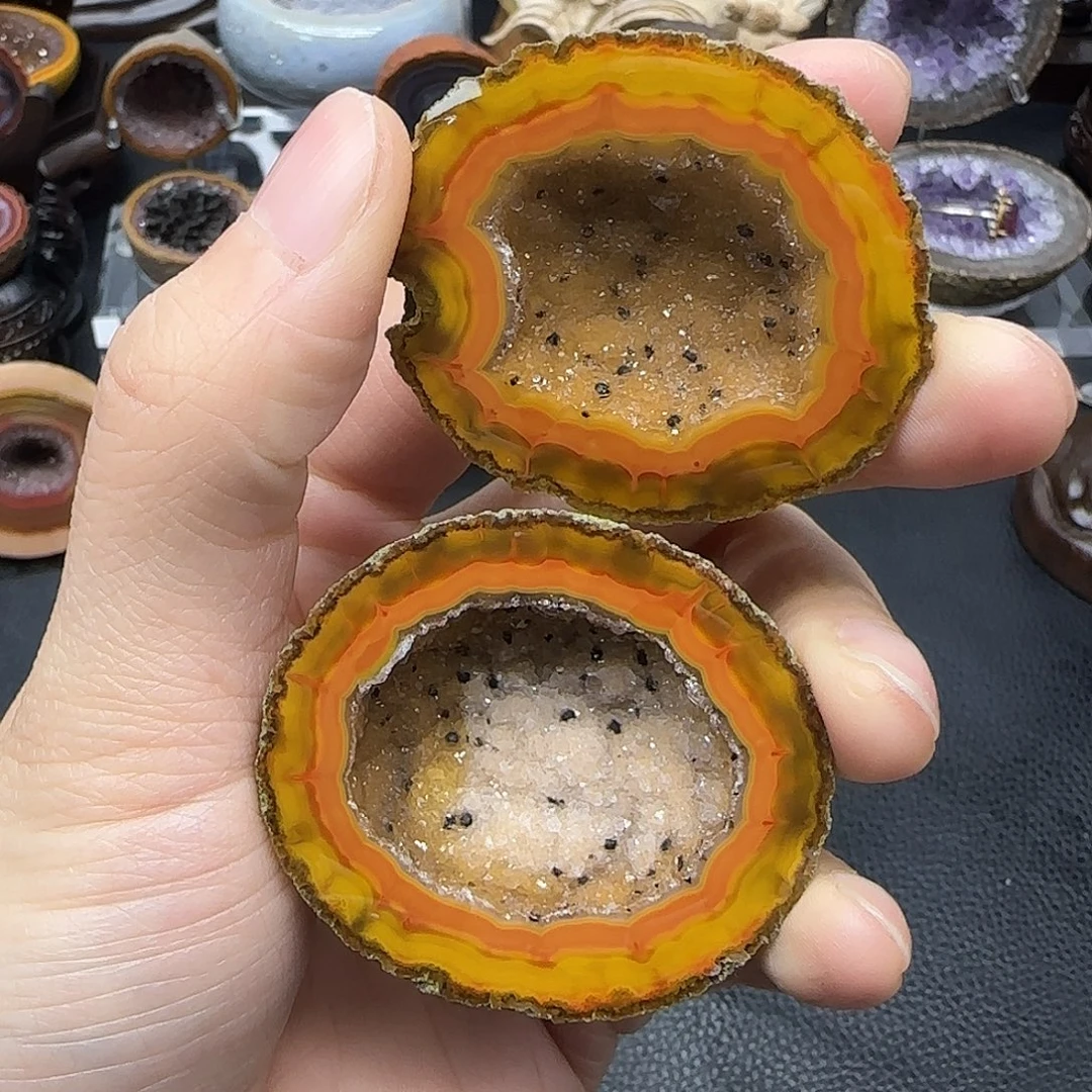 玛瑙/玉髓未镶嵌摆件