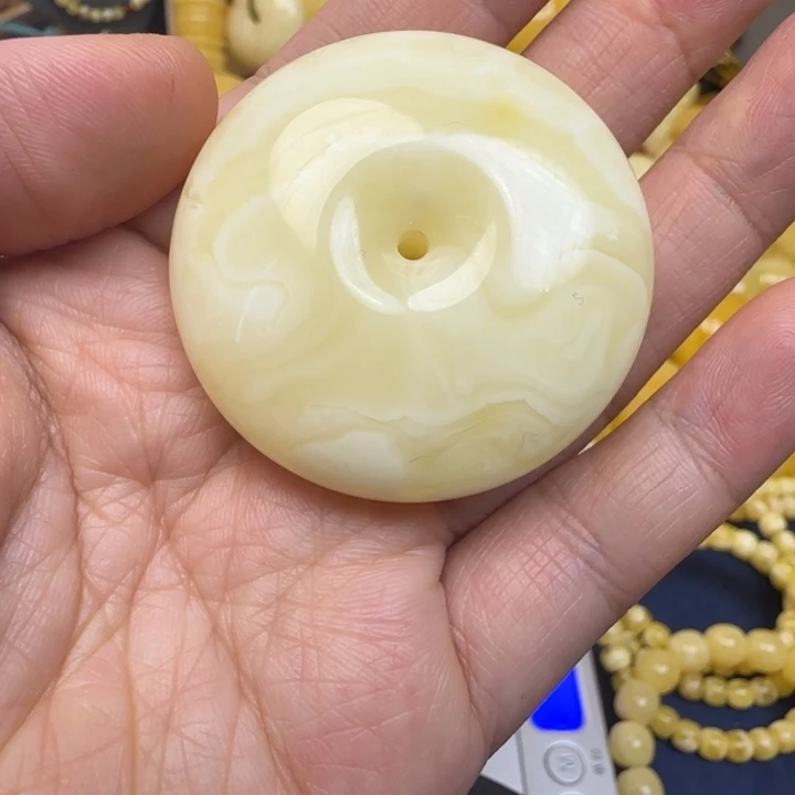 蜜蜡未镶嵌颈饰天然蜜蜡