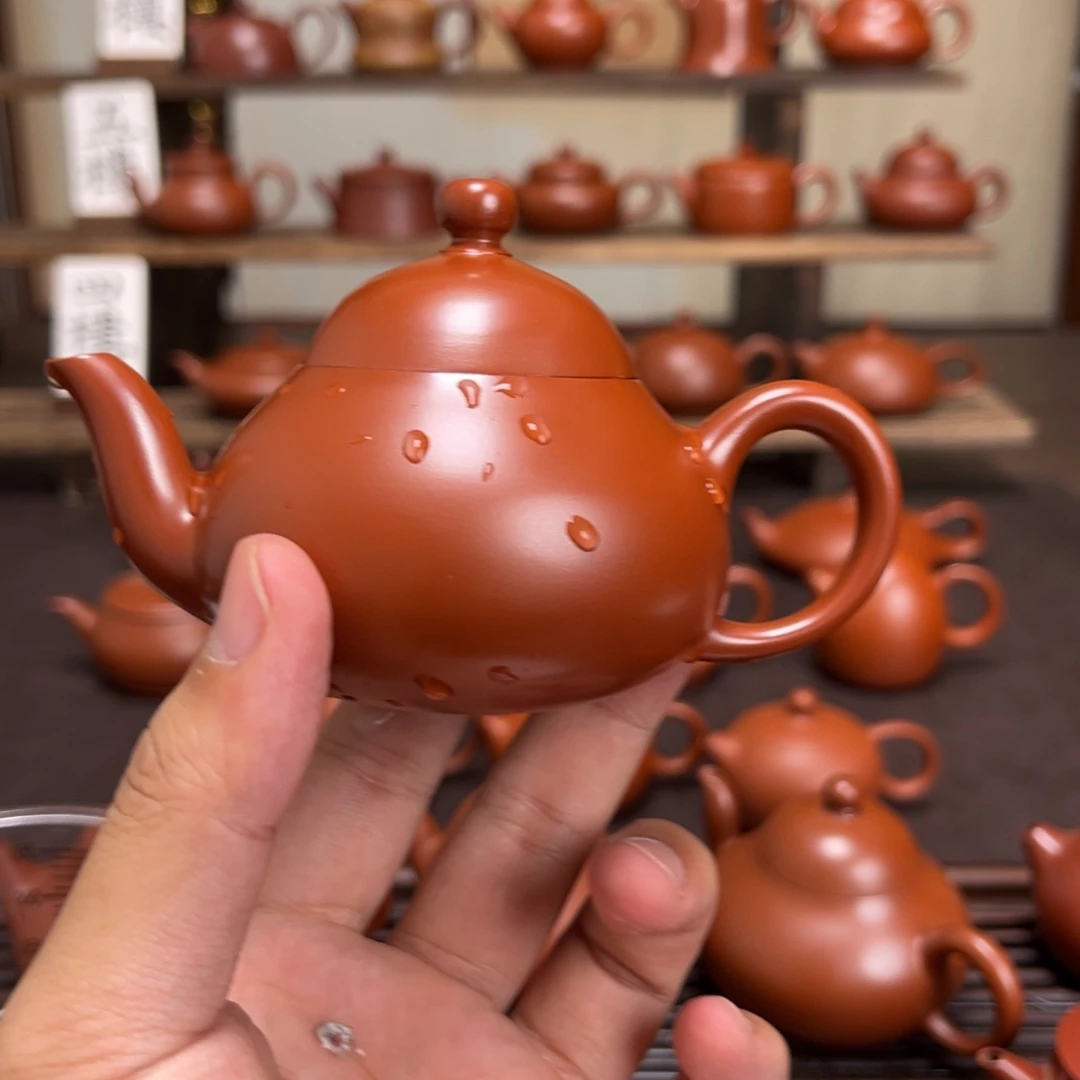 不***喻紫砂茶壶精工梨110cc