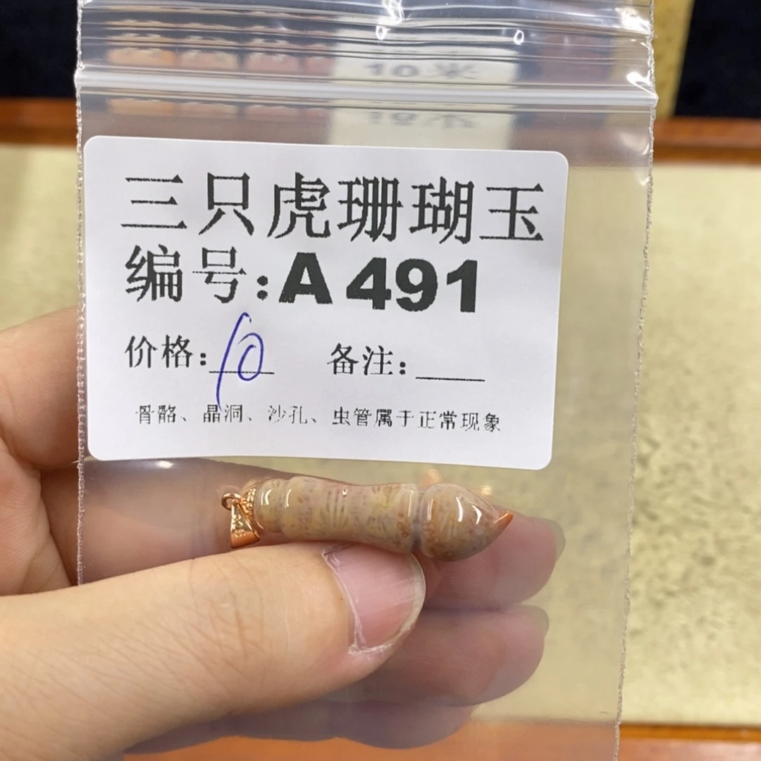 硅化珊瑚（珊瑚玉）1未镶嵌@****?