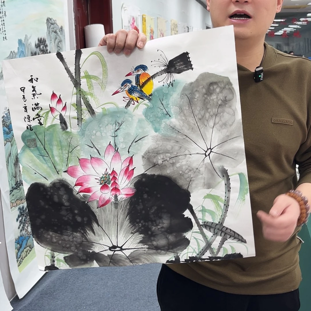 国画宣纸国画作品纯手绘