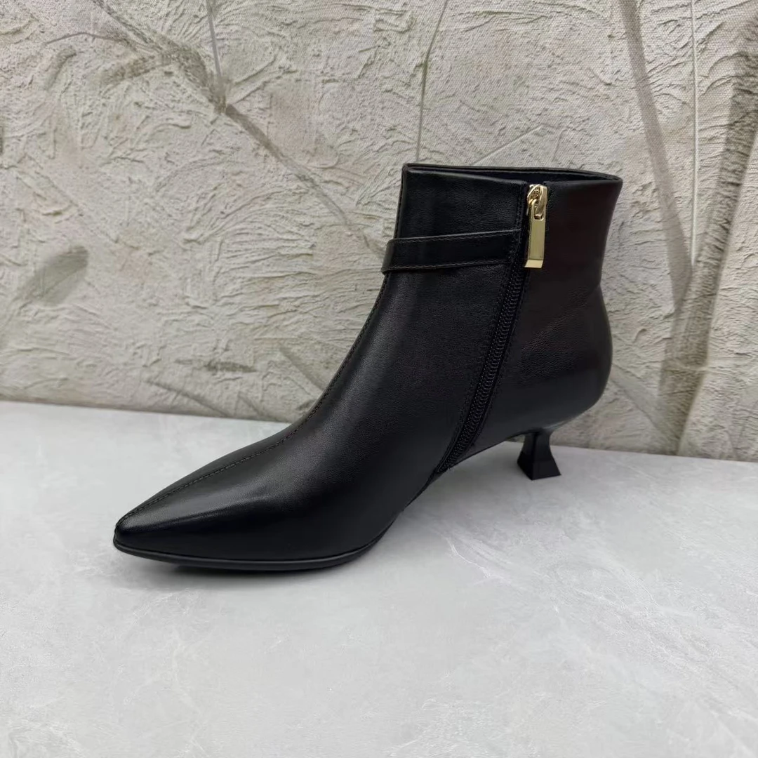 短靴女女靴子（羊皮）女 B3320 绒