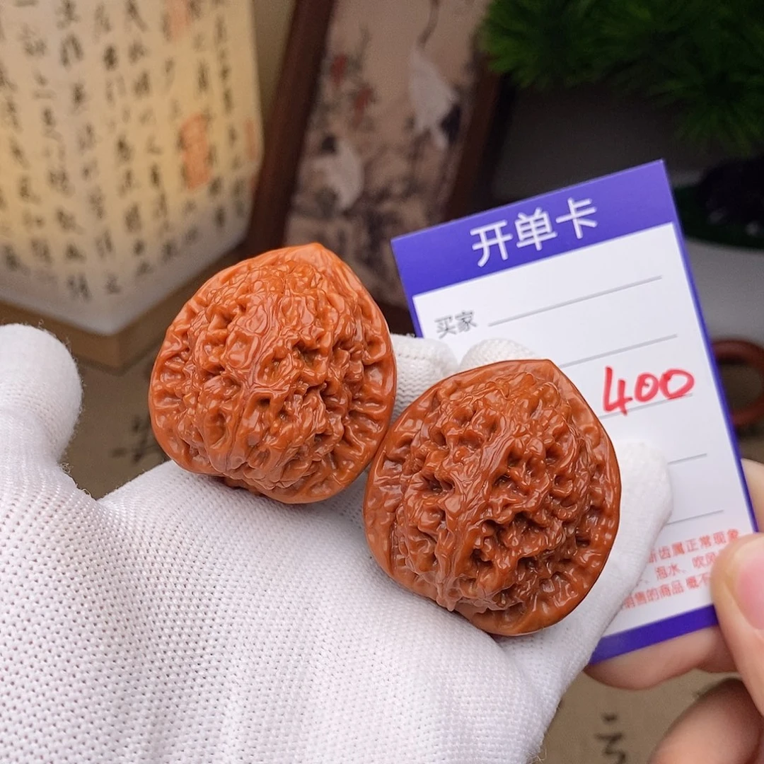 文玩核桃把件40水龙纹400