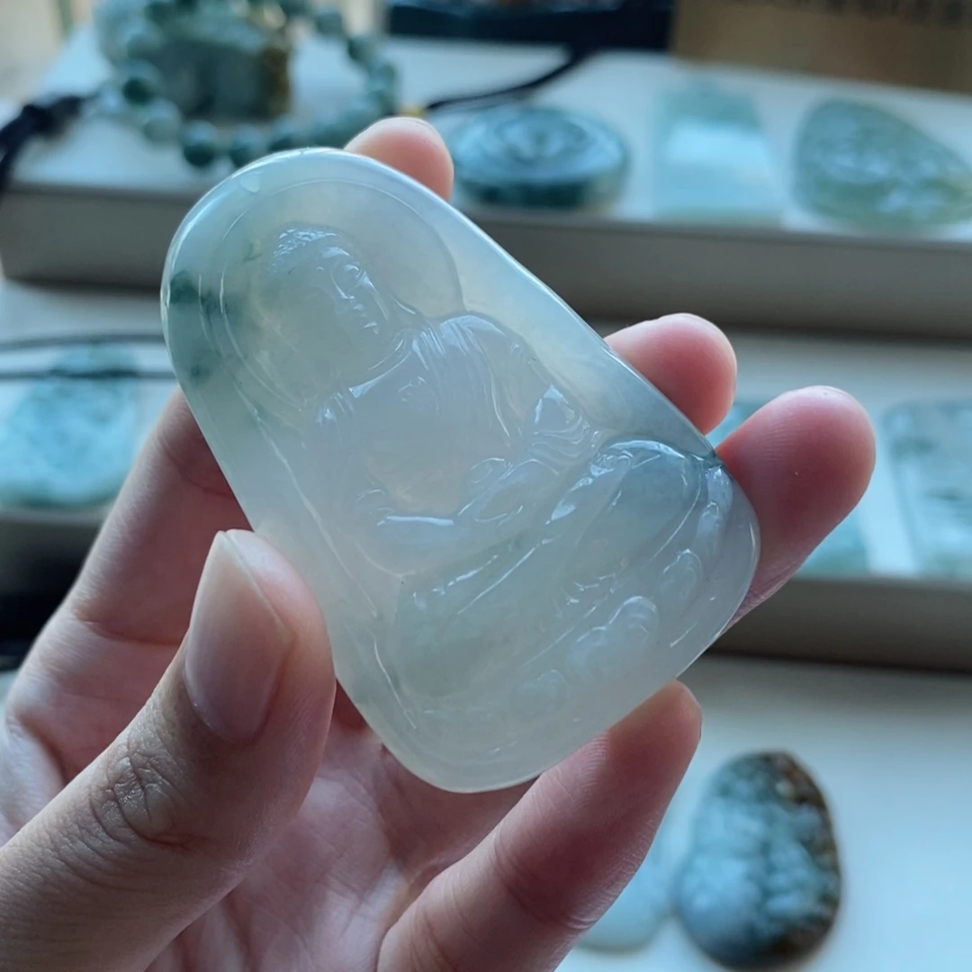 【闪购商品】颈饰未镶嵌翡翠天然缅甸A货翡翠